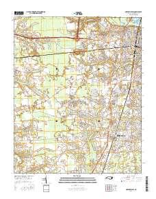 Greenville SW 2016 topographic map thumbnail
