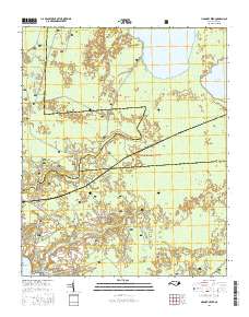 Hadnot Creek 2016 topographic map thumbnail