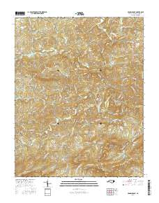 Hanging Rock 2016 topographic map thumbnail