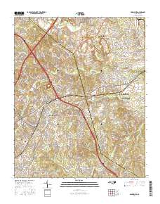 Harrisburg 2016 topographic map thumbnail