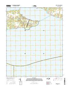 Harvey Neck 2016 topographic map thumbnail