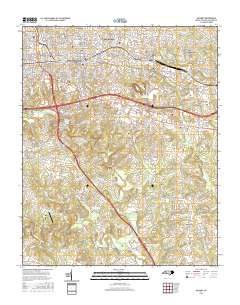 Hickory 2016 topographic map thumbnail