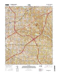 High Point East 2016 topographic map thumbnail