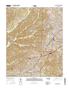 High Point West 2016 topographic map thumbnail