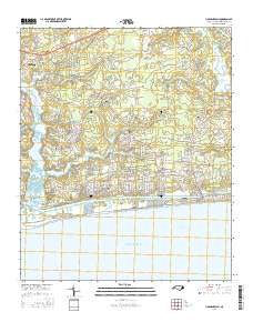 Holden Beach 2016 topographic map thumbnail