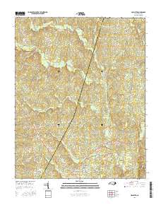 Hollister 2016 topographic map thumbnail