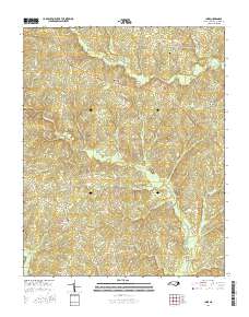 Inez 2016 topographic map thumbnail