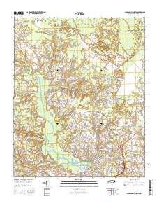 Jacksonville North 2016 topographic map thumbnail