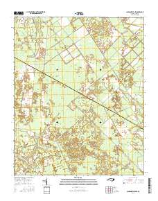 Jacksonville NW 2016 topographic map thumbnail