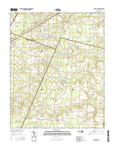 Kenly East 2016 topographic map thumbnail