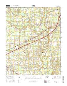 Kenly West 2016 topographic map thumbnail