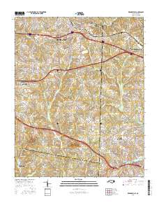 Kernersville 2016 topographic map thumbnail