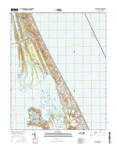 Kitty Hawk 2016 topographic map thumbnail
