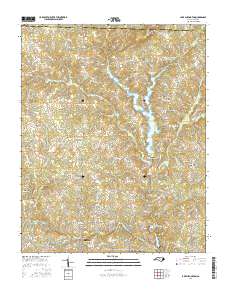 Lake Burlington 2016 topographic map thumbnail