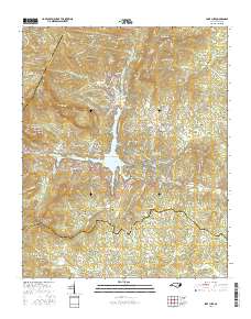 Lake Lure 2016 topographic map thumbnail