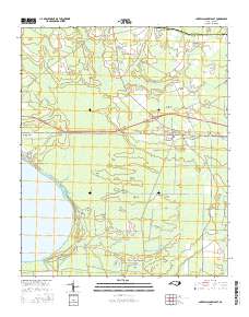 Lake Waccamaw East 2016 topographic map thumbnail