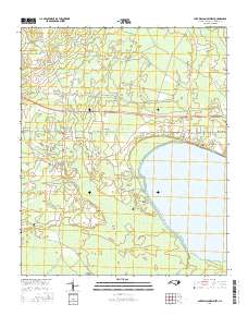 Lake Waccamaw West 2016 topographic map thumbnail