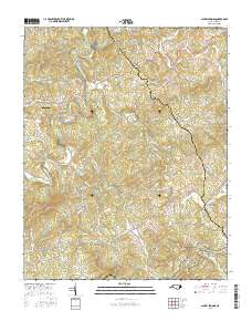 Laurel Springs 2016 topographic map thumbnail