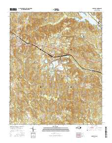 Lilesville 2016 topographic map thumbnail