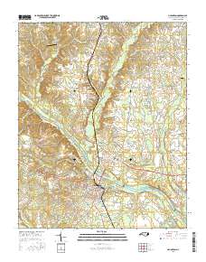 Lillington 2016 topographic map thumbnail