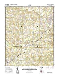 Lincolnton West 2016 topographic map thumbnail