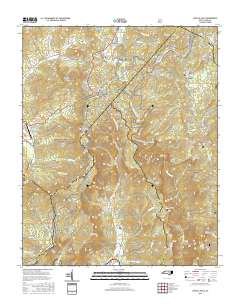 Linville Falls 2016 topographic map thumbnail