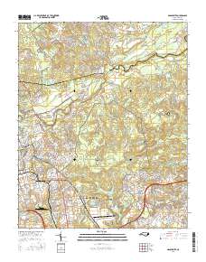 Manchester 2016 topographic map thumbnail