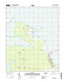 Manns Harbor 2016 topographic map thumbnail