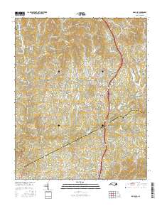Mars Hill 2016 topographic map thumbnail