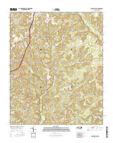 Millstone Lake 2016 topographic map thumbnail