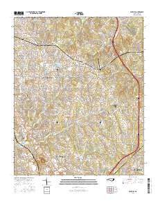 Mint Hill 2016 topographic map thumbnail