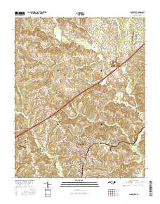 Mocksville 2016 topographic map thumbnail