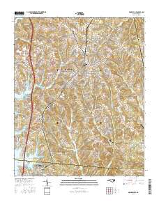Mooresville 2016 topographic map thumbnail