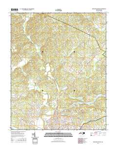 Morganton North 2016 topographic map thumbnail