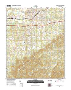 Morganton South 2016 topographic map thumbnail