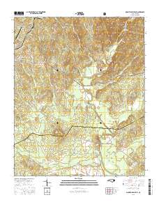 Mount Gilead East 2016 topographic map thumbnail