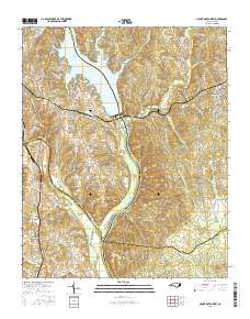 Mount Gilead West 2016 topographic map thumbnail
