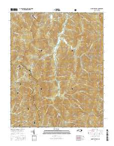 Mount Mitchell 2016 topographic map thumbnail