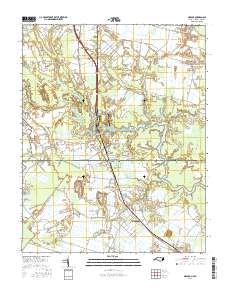 Moyock 2016 topographic map thumbnail