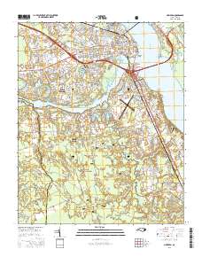 New Bern 2016 topographic map thumbnail