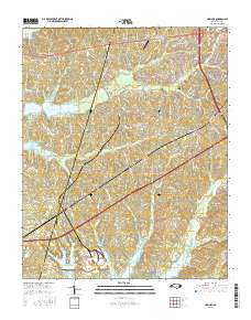New Hill 2016 topographic map thumbnail