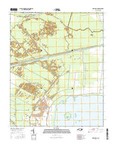 New Lake SE 2016 topographic map thumbnail
