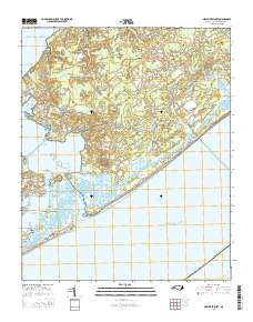 New River Inlet 2016 topographic map thumbnail