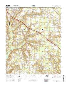 Newton Grove South 2016 topographic map thumbnail