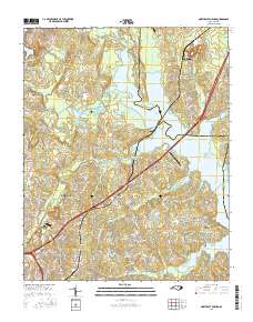 Northeast Durham 2016 topographic map thumbnail