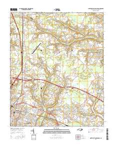 Northeast Goldsboro 2016 topographic map thumbnail