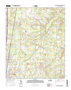 Northeast Lumberton 2016 topographic map thumbnail