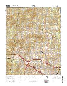 Northwest Durham 2016 topographic map thumbnail