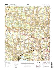 Northwest Goldsboro 2016 topographic map thumbnail