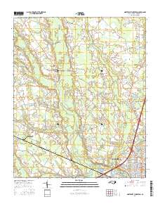 Northwest Lumberton 2016 topographic map thumbnail